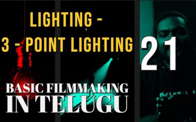 3 – POINT LIGHTING || CHARACTERISTICS OF LIGHT || BASIC FILM MAKING IN TELUGU – 21